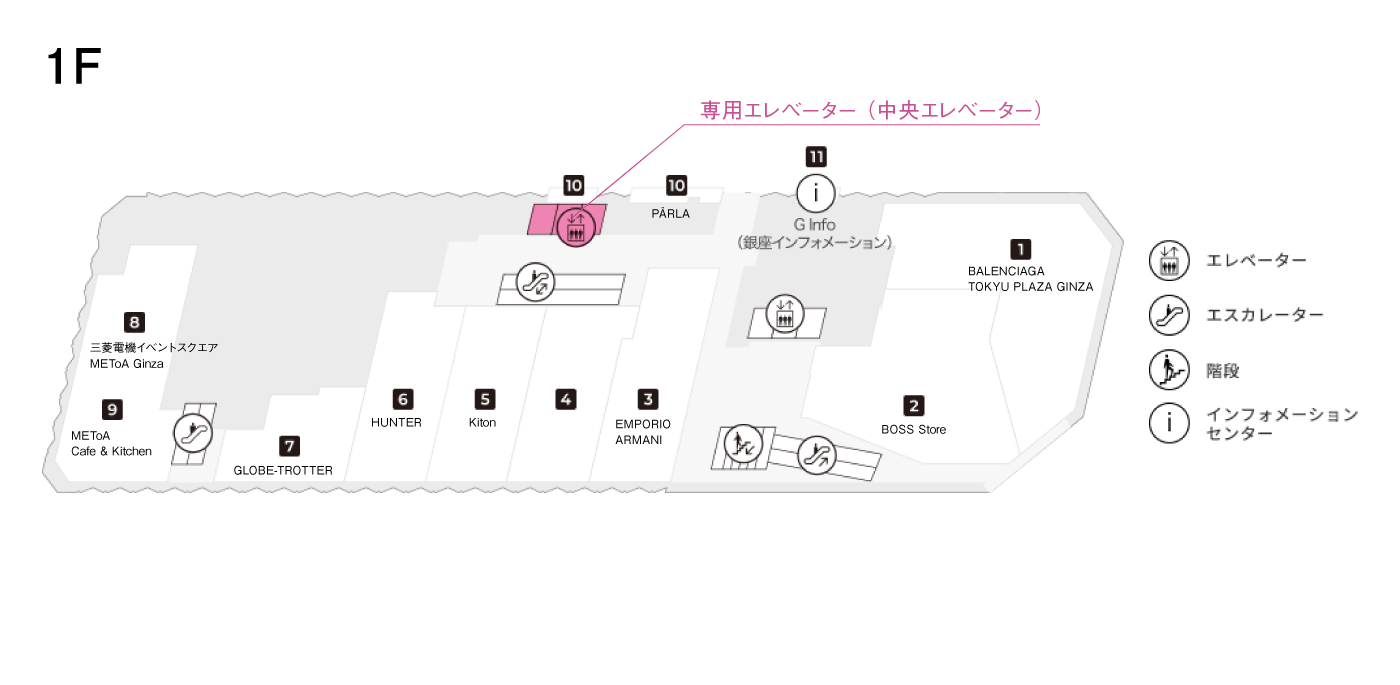 1F エレベーター